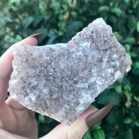 Amethyst Cluster w/ Banded Agate ☮️ - Picture 2 of 6